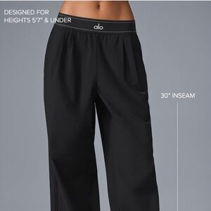 ALO Yoga Suit Up Trouser Regular Black (XS)